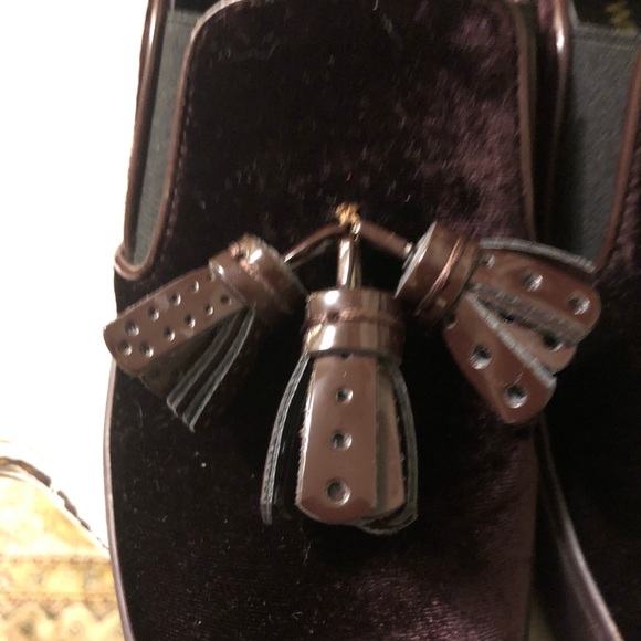 Nine West Velvet Tassel Loafers/Sneakers 7 - Picture 5 of 9